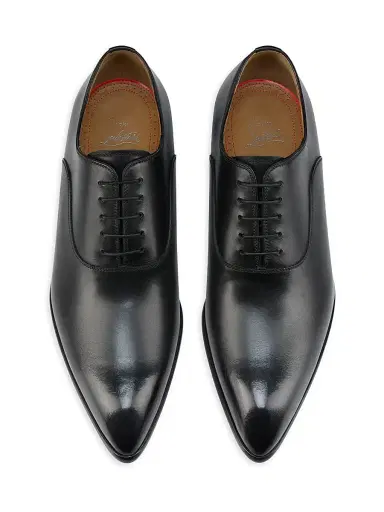 Christian Louboutin Men's Pelvis Oxford Shoes - Black | Thumbnail 4