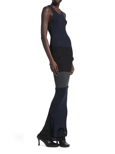 Balenciaga Women's Upside Down Dress - Black Multi | Thumbnail 3