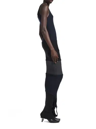 Balenciaga Women's Upside Down Dress - Black Multi | Thumbnail 4