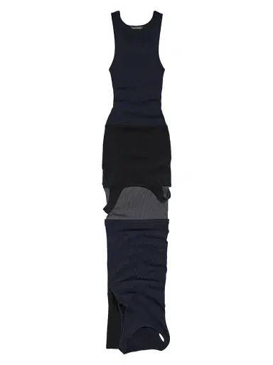 Balenciaga Women's Upside Down Dress - Black Multi | Thumbnail 1