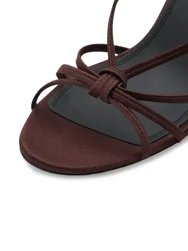 NEOUS Women's Motha 65MM Knotted Mules - Dark Chocolate - Size 11 | Thumbnail 3