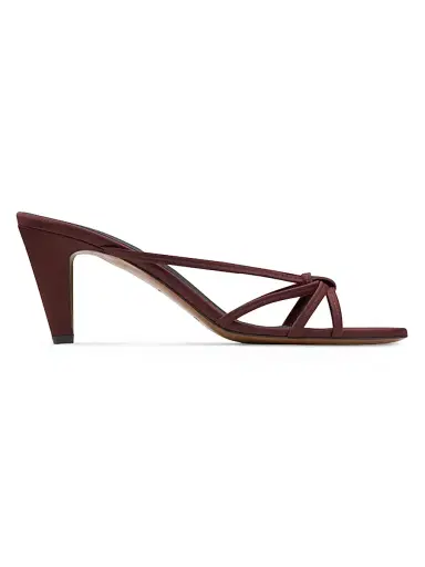 NEOUS Women's Motha 65MM Knotted Mules - Dark Chocolate - Size 11 | Thumbnail 1