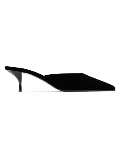 NEOUS Women's Alnair 55MM Velvet Mules - Black - Size 9.5 | Thumbnail 1