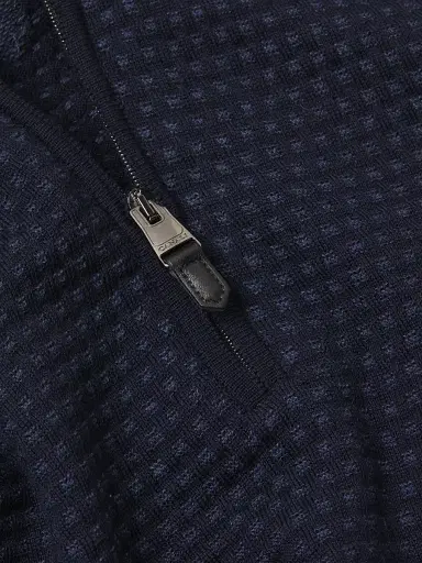 Canali Men's Geometric Merino Wool Modern-Fit Sweater | Thumbnail 6