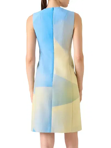 Akris Women's Sunbeam Print Cotton-Silk Blend Shift Dress - Size 2 | Thumbnail 4 Akris Women's Sunbeam Print Cotton-Silk Blend Shift Dress - Size 2 | Thumbnail 4