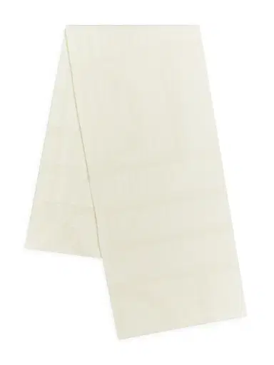Toteme Women's Wool Scarf - White | Thumbnail 2