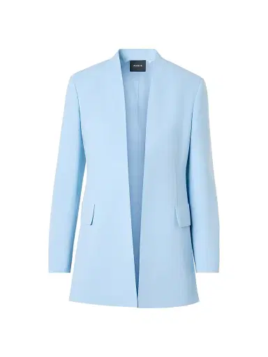 Akris Women's Alvar Double-Face Wool Blazer - Powder Blue | Thumbnail 1 Akris Women's Alvar Double-Face Wool Blazer - Powder Blue | Thumbnail 1
