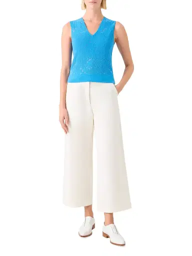 Akris Women's Burnout Intarsia Wool-Blend Top | Thumbnail 2 Akris Women's Burnout Intarsia Wool-Blend Top | Thumbnail 2