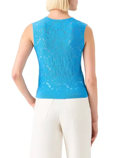 Akris Women's Burnout Intarsia Wool-Blend Top | Thumbnail 5 Akris Women's Burnout Intarsia Wool-Blend Top | Thumbnail 5