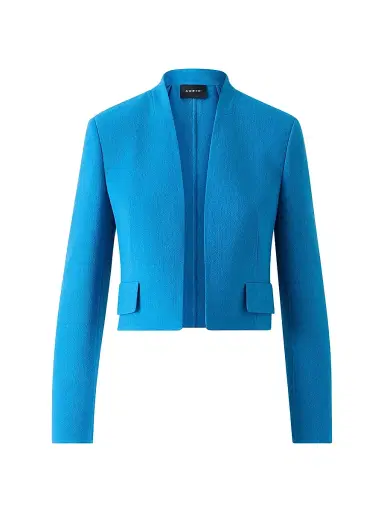 Akris Women's Helena Double-Face Wool Crêpe Jacket - Twilight - Size 14 | Thumbnail 1