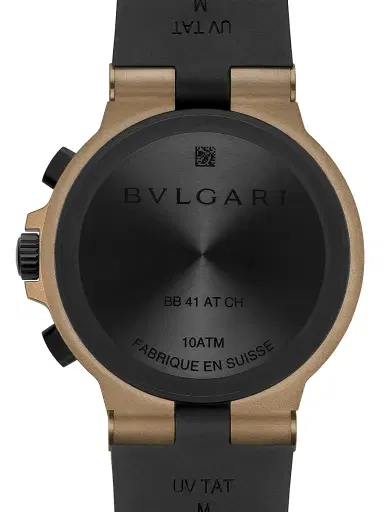 BVLGARI Men's Titanium, Aluminum & Rubber Chronograph Watch/41MM - Black | Thumbnail 6 BVLGARI Men's Titanium, Aluminum & Rubber Chronograph Watch/41MM - Black | Thumbnail 6