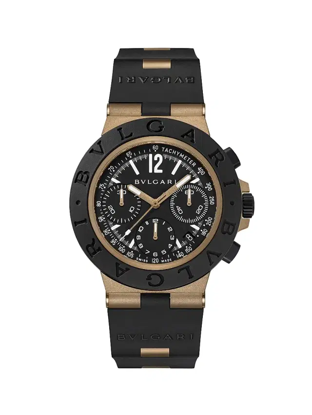 Men's   Titanium, Aluminum & Rubber Chronograph Watch/41MM - Black