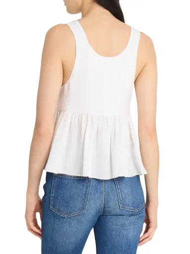 Chloé Women's Shirred Silk Tank - Iconic Milk | Thumbnail 5 Chloé Women's Shirred Silk Tank - Iconic Milk | Thumbnail 5