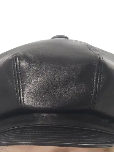 Valentino Garavani Women's VLogo Signature Leather Cap - Black - Size Medium | Thumbnail 2 Valentino Garavani Women's VLogo Signature Leather Cap - Black - Size Medium | Thumbnail 2