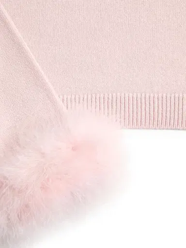 Valentino Garavani Women's Cashmere Sweater with Feathers | Thumbnail 6 Valentino Garavani Women's Cashmere Sweater with Feathers | Thumbnail 6