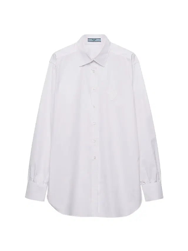 Women's Cotton Poplin Shirt - White
