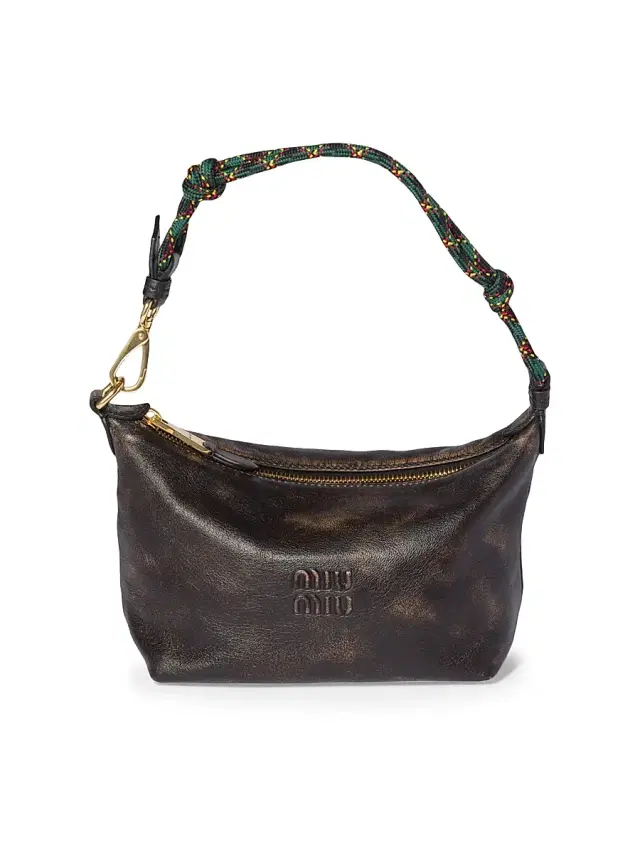 Miu Miu Women's Leather Top Handle Bag - Brown