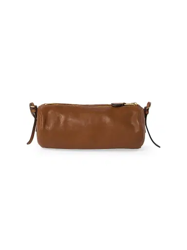Miu Miu Women's Nappa Leather Pouch - Brown | Thumbnail 3 Miu Miu Women's Nappa Leather Pouch - Brown | Thumbnail 3