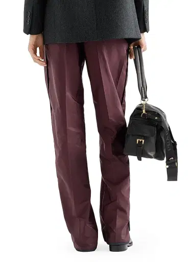 Prada Women's Re-Nylon Pants - Red | Thumbnail 3