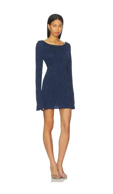 Asta Resort Maya Longsleeve Mini Dress | Thumbnail 2 Asta Resort Maya Longsleeve Mini Dress | Thumbnail 2
