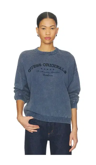 Guess Originals Boxy Logo Sweater | Thumbnail 1