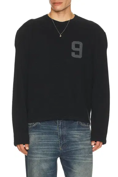 MISBHV 9 Padded Waffle Long Sleeve Tee | Thumbnail 3