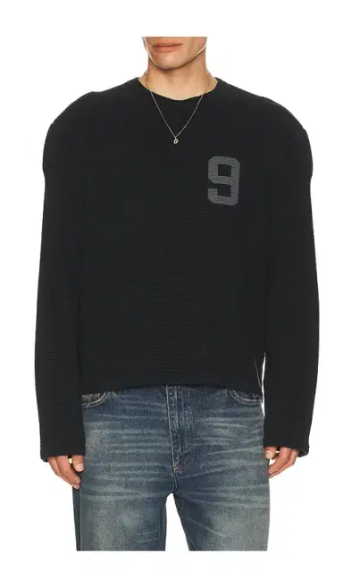 MISBHV 9 Padded Waffle Long Sleeve Tee | Thumbnail 1