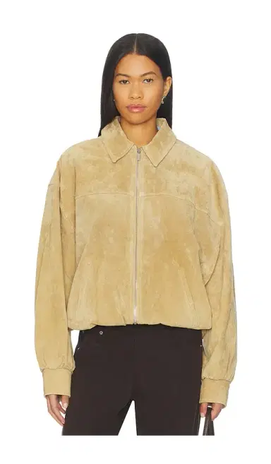 WeWoreWhat x Premium Suede Bomber Jacket | Thumbnail 2