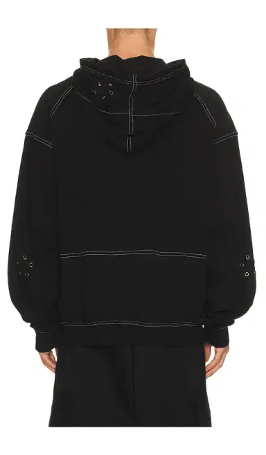 UPRISERS UPRS Floral Eyelet Hoodie | Thumbnail 2 UPRISERS UPRS Floral Eyelet Hoodie | Thumbnail 2