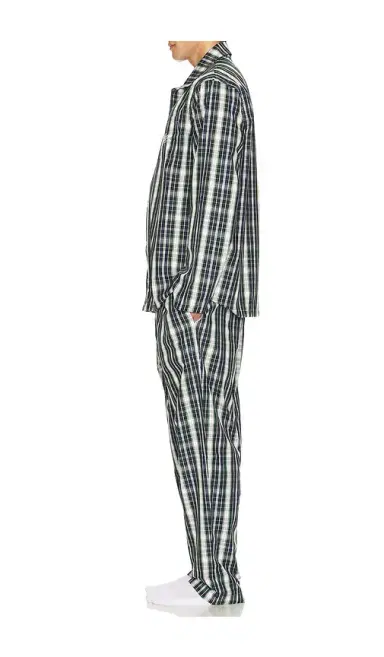 Lacoste Plaid Poplin Pajama Set | Thumbnail 2