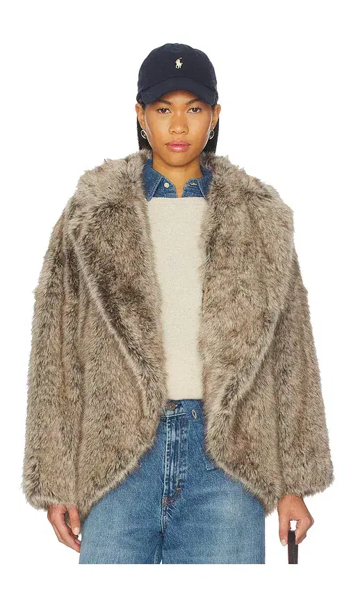 LAMARQUE Lucinda Faux Fur Jacket