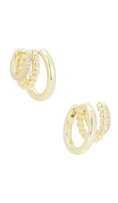 SHASHI Charlie Triple Earring
