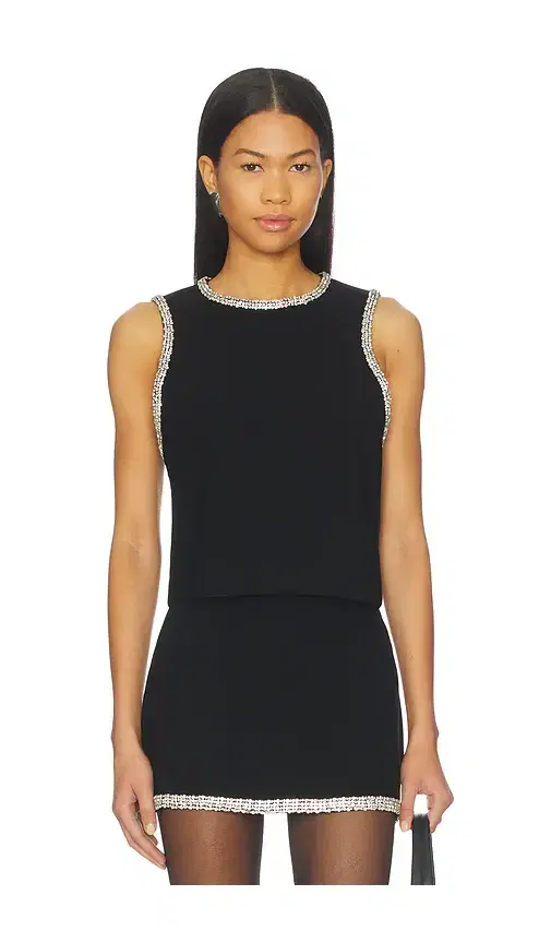 Alice + Olivia Alice + Olivia Amal Boxy Tank