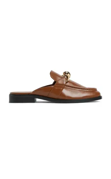 Bottega Veneta Astaire Calfskin Loafer Mules | Thumbnail 1 Bottega Veneta Astaire Calfskin Loafer Mules | Thumbnail 1