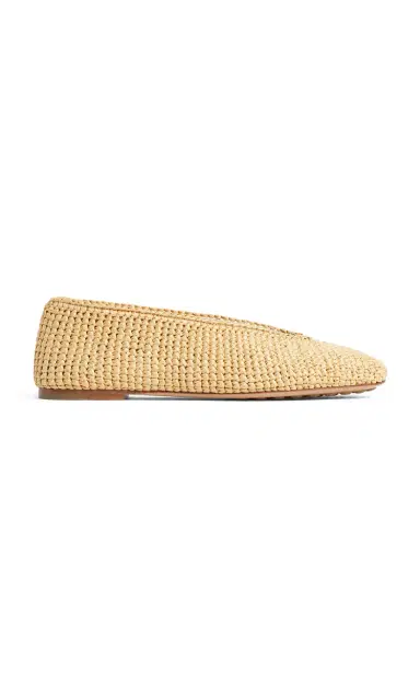 Bottega Veneta Rosa Ballerina Raffia Flats | Thumbnail 7 Bottega Veneta Rosa Ballerina Raffia Flats | Thumbnail 7