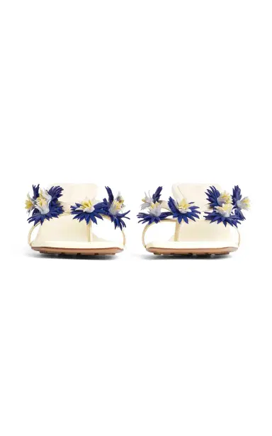 Bottega Veneta Riva 50mm Embellished Leather Mules | Thumbnail 3 Bottega Veneta Riva 50mm Embellished Leather Mules | Thumbnail 3