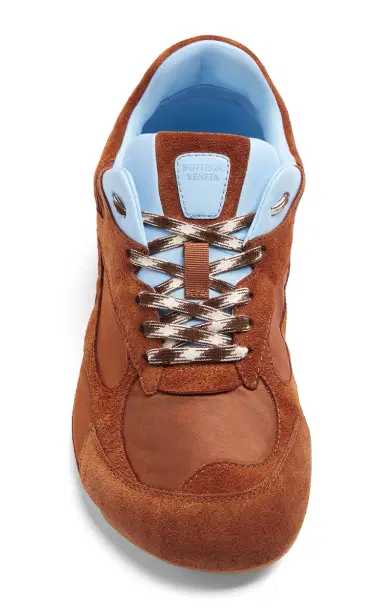 Bottega Veneta Orbit Flash Suede-Trimmed Sneakers | Thumbnail 4 Bottega Veneta Orbit Flash Suede-Trimmed Sneakers | Thumbnail 4