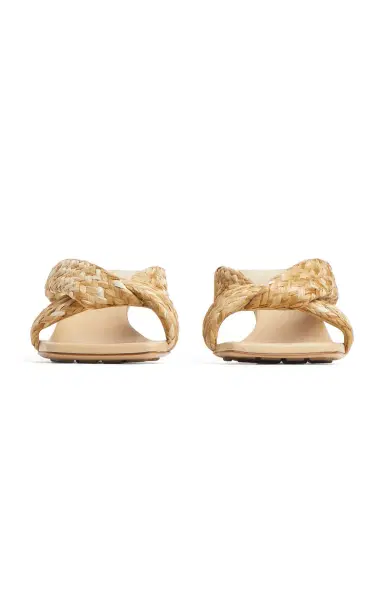 Bottega Veneta Riva 50mm Raffia Mules | Thumbnail 3