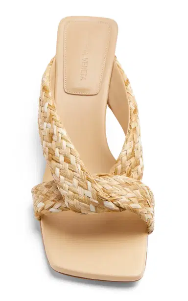 Bottega Veneta Riva 50mm Raffia Mules | Thumbnail 4