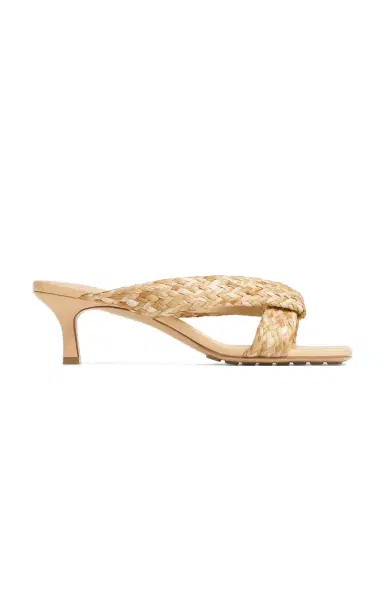 Bottega Veneta Riva 50mm Raffia Mules | Thumbnail 6