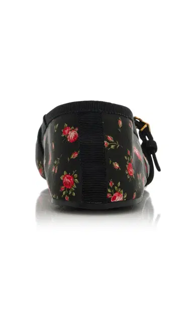 Dolce & Gabbana Vally Floral-Print Ballet Flats | Thumbnail 5