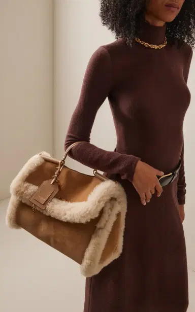 Dolce & Gabbana My Sicily Shearling Top Handle Bag | Thumbnail 2 Dolce & Gabbana My Sicily Shearling Top Handle Bag | Thumbnail 2