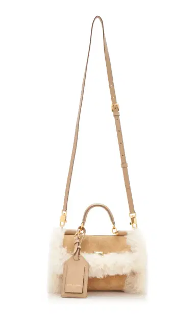 Dolce & Gabbana My Sicily Shearling Top Handle Bag | Thumbnail 3 Dolce & Gabbana My Sicily Shearling Top Handle Bag | Thumbnail 3