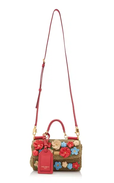 Dolce & Gabbana My Sicily Floral-Embellished Crochet Bag | Thumbnail 4 Dolce & Gabbana My Sicily Floral-Embellished Crochet Bag | Thumbnail 4