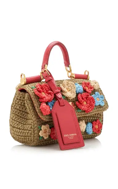 Dolce & Gabbana My Sicily Floral-Embellished Crochet Bag | Thumbnail 5 Dolce & Gabbana My Sicily Floral-Embellished Crochet Bag | Thumbnail 5