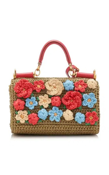 Dolce & Gabbana My Sicily Floral-Embellished Crochet Bag | Thumbnail 6 Dolce & Gabbana My Sicily Floral-Embellished Crochet Bag | Thumbnail 6