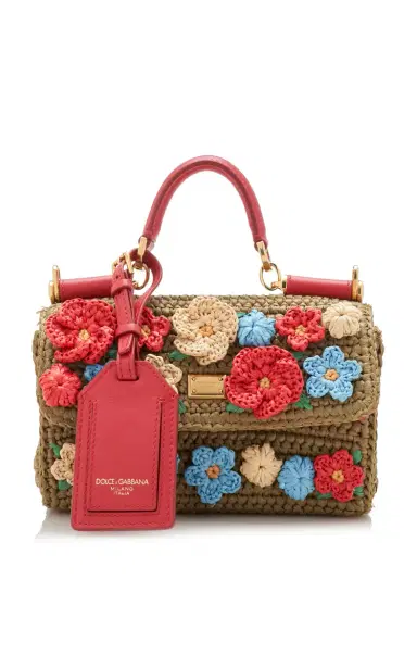 Dolce & Gabbana My Sicily Floral-Embellished Crochet Bag | Thumbnail 1 Dolce & Gabbana My Sicily Floral-Embellished Crochet Bag | Thumbnail 1