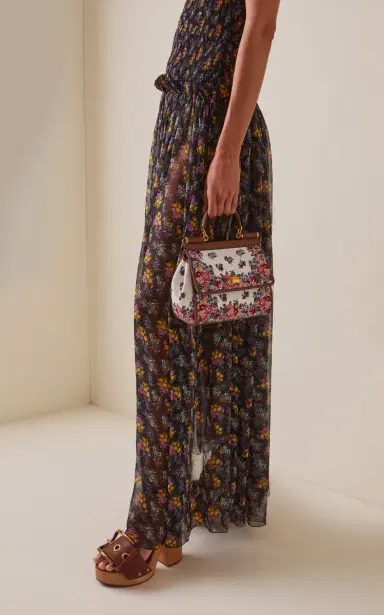 Dolce & Gabbana Re-Edition 2000's Sicily Canvas Floral Bag | Thumbnail 2