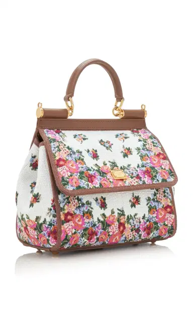 Dolce & Gabbana Re-Edition 2000's Sicily Canvas Floral Bag | Thumbnail 5