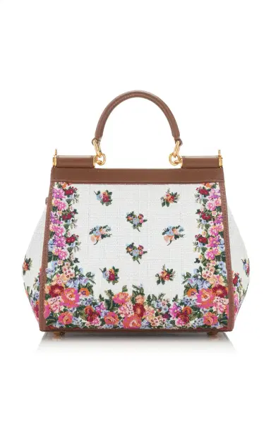 Dolce & Gabbana Re-Edition 2000's Sicily Canvas Floral Bag | Thumbnail 6